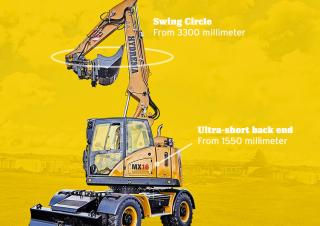 Excavatoare pe roți Hydrema MX 16