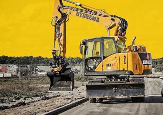Excavatoare pe roți Hydrema MX 16