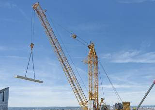 Macalare turn - deplasare cărucior pe braț - rotire în partea superioară Liebherr 200 DR 5/10 Litronic