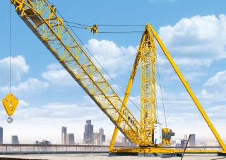 Macalare turn - deplasare cărucior pe braț - rotire în partea superioară Liebherr 200 DR 5/10 Litronic