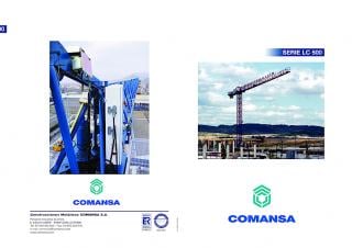 Macalare turn - deplasare cărucior pe braț - rotire în partea superioară Comansa 5LC4010