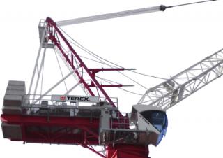 Macalare turn - deplasare cărucior pe braț - rotire în partea superioară Terex Comedil (Zeppelin) CTL 260A-18
