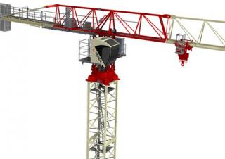 Macalare turn - deplasare cărucior pe braț - rotire în partea superioară Terex Comedil (Zeppelin) CTT 182-8