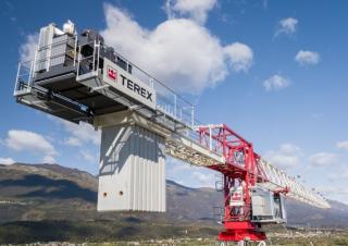 Macalare turn - deplasare cărucior pe braț - rotire în partea superioară Terex Comedil (Zeppelin) CTT 472-20