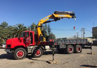 Macarale hidraulice de încărcare Effer 455 7S