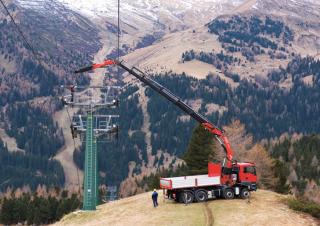 Macarale hidraulice de încărcare Fassi F 120 AK 0.23 e-active