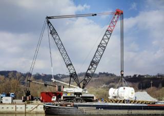 Macarale mobile - braț cu zăbrele Liebherr LG 1750