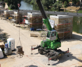 Macarale mobile - braț telescopic Sennebogen 608 Multicrane