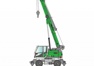 Macarale mobile - braț telescopic Sennebogen 613E