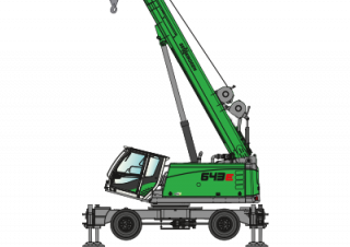 Macarale mobile - braț telescopic Sennebogen 643E