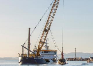 Macarale pe șenile - braț cu zăbrele Liebherr HS 8300.1