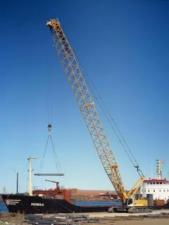 Macarale pe șenile - braț cu zăbrele Liebherr LR 1200