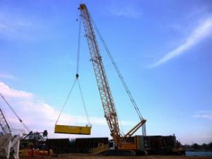 Macarale pe șenile - braț cu zăbrele Liebherr LR 1300 SX