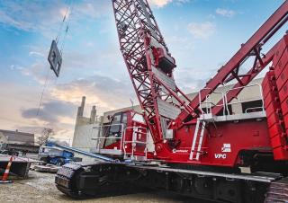 Macarale pe șenile - braț cu zăbrele Manitowoc MLC300