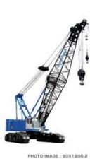 Macarale pe șenile - braț cu zăbrele Hitachi Sumitomo SCX 1200-2