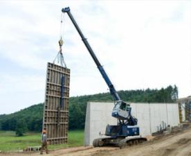 Macarale pe șenile - braț telescopic Sennebogen 613 R