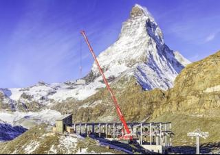 Macarale pe șenile - braț telescopic Liebherr LTR 1060