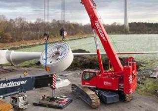 Macarale pe șenile - braț telescopic Liebherr LTR 1100