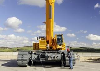 Macarale pe șenile - braț telescopic Liebherr LTR 1220