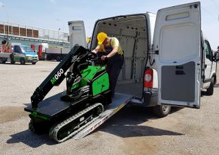 Macarale pe șenile - braț telescopic BG Lift M 060 Li-ion