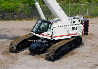 Macarale pe șenile - braț telescopic Link-Belt TCC-1100