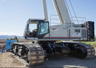 Macarale pe șenile - braț telescopic Link-Belt TCC-1400