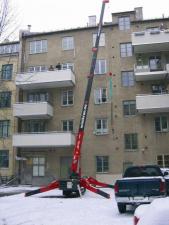 Macarale pe șenile - braț telescopic UNIC URW-506