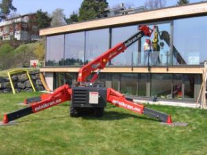 Macarale pe șenile - braț telescopic UNIC URW-506