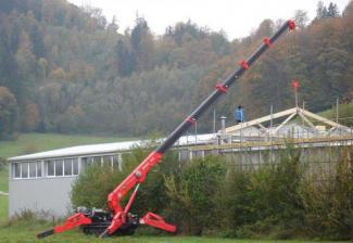 Macarale pe șenile - braț telescopic UNIC URW-706