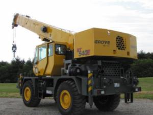 Macarale pentru teren accidentat Grove RT540E 