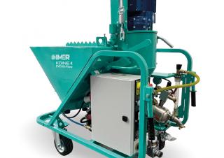 Mașini de pulverizat si transport mortar Imer Koine 4 Evo Hi-Flow