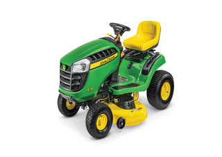 Mașini de tuns iarba Ride on și Tractoare de grădină John Deere E110