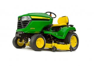 Mașini de tuns iarba Ride on și Tractoare de grădină John Deere X570