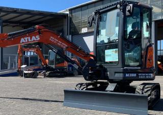 Mini excavatoare Atlas Kompakt AC 35UF
