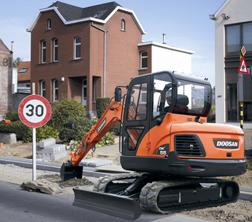 Excavatoare pe roți Doosan DX 55