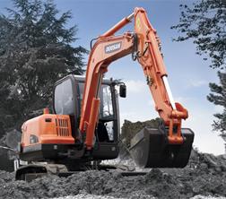 Excavatoare pe roți Doosan DX 55
