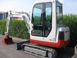 Mini excavatoare Takeuchi TB 125