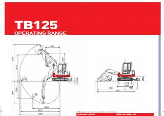 Mini excavatoare Takeuchi TB 125