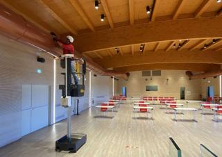 Nacele telescopice Nacele verticale cu un singur catarg Faraone Elevah 40 Move 