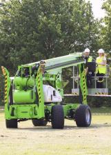 Nacele cu braț articulat Nacele cu braț articulat pe roți Niftylift NL 210 SD
