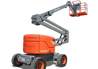 Nacele cu braț articulat Nacele cu braț articulat pe roți Skyjack SJ 51 AJ