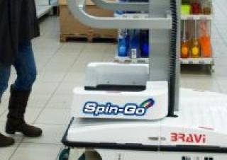 Nacele telescopice Nacele verticale cu un singur catarg Bravi Spin-Go 