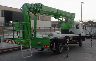 Nacele telescopice Nacele telescopice montate pe camion GSR D280TJ 