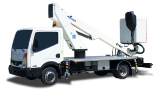 Nacele telescopice Nacele telescopice montate pe camion GSR E148T Compact E4