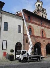 Nacele telescopice Nacele telescopice montate pe camion Multitel MJ 201