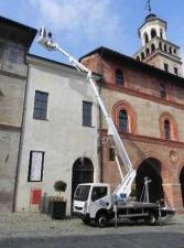 Nacele telescopice Nacele telescopice montate pe camion Multitel MJ 201