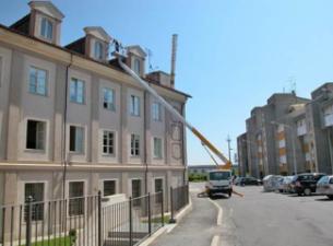Nacele telescopice Nacele telescopice montate pe camion Multitel MT 182 Alu/AZ