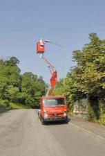Nacele telescopice Nacele telescopice montate pe camion Multitel MX 130