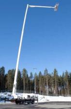 Nacele telescopice Nacele telescopice montate pe camion Bronto Skylift S 65 XR