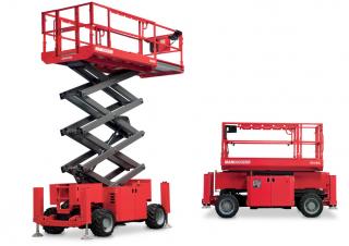 Nacele de tip foarfecă Platforme de ridicare de tip foarfecă pe roți Manitou 120 SC